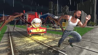 Franklin vs Choo Choo Charles - INDIAN BIKES DRIVING 3D screenshot 4