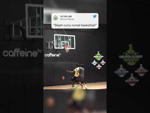 Steph Curry out here changing how we play basketball 😦😂