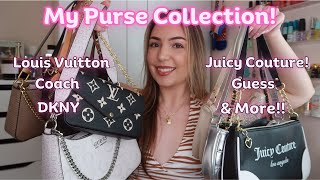 MY PURSE COLLECTION 2024! 👛  (juicy couture, coach, guess, steve madden & more) ✨