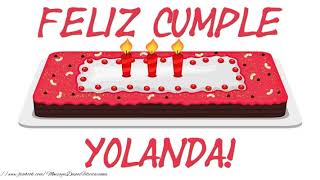 Feliz Cumpleanos Yolanda Happy Birthday Yolanda Youtube