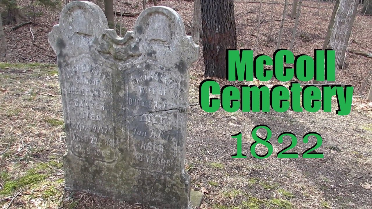 McColl Cemetery (1822) and Brock's Creek History Plaque YouTube