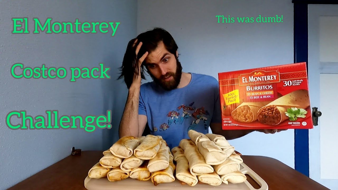 El Monterey Burritos [Man v Food] Costco Pack Challenge! 