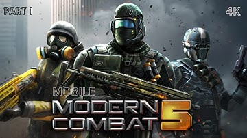 Modern Combat 5: Mobile FPS 4K Game Play | GAMING WITH TITAN | PART - 1