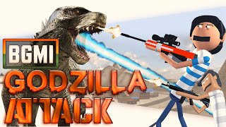 BGMI GODZILLA ATTACK | PUBG BGMI Comedy Cartoon Video | Goofy Works