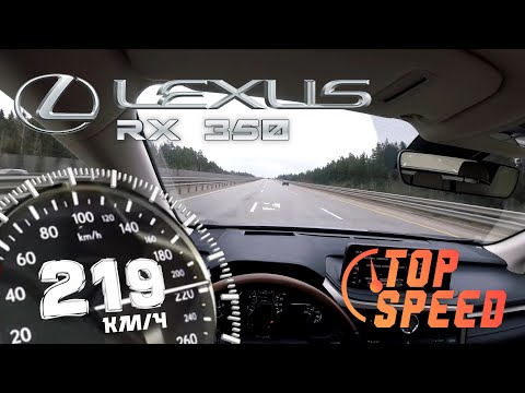 Lexus RX 350 -  TOP SPEED [THROUGH SPEED LIMIT]