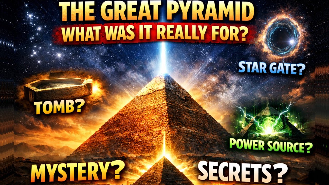 The Great Pyramid of Giza Tomb, Star Gate or Ancient Power Machine  The Truth Behind Khufu’s Pyramid
