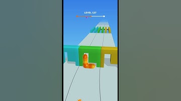 Blob Shifter 3D! 💀🥐 (Level 127) #runninggames #gaming #shorts