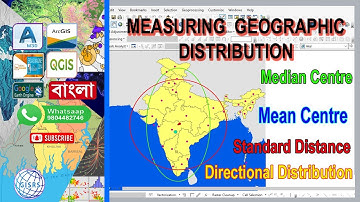 Measuring Geographic Distributions in #ArcGIS | Median center, Mean Centre, Standard Distance