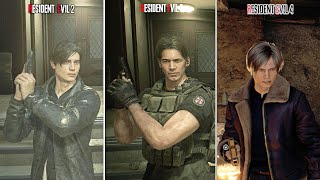 Resident Evil 2 Remake Vs Resident Evil 3 Remake Vs Resident Evil 4 Remake | Comparison