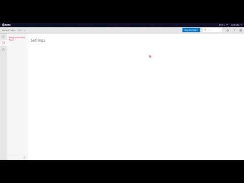 Getting Twilio API KEY