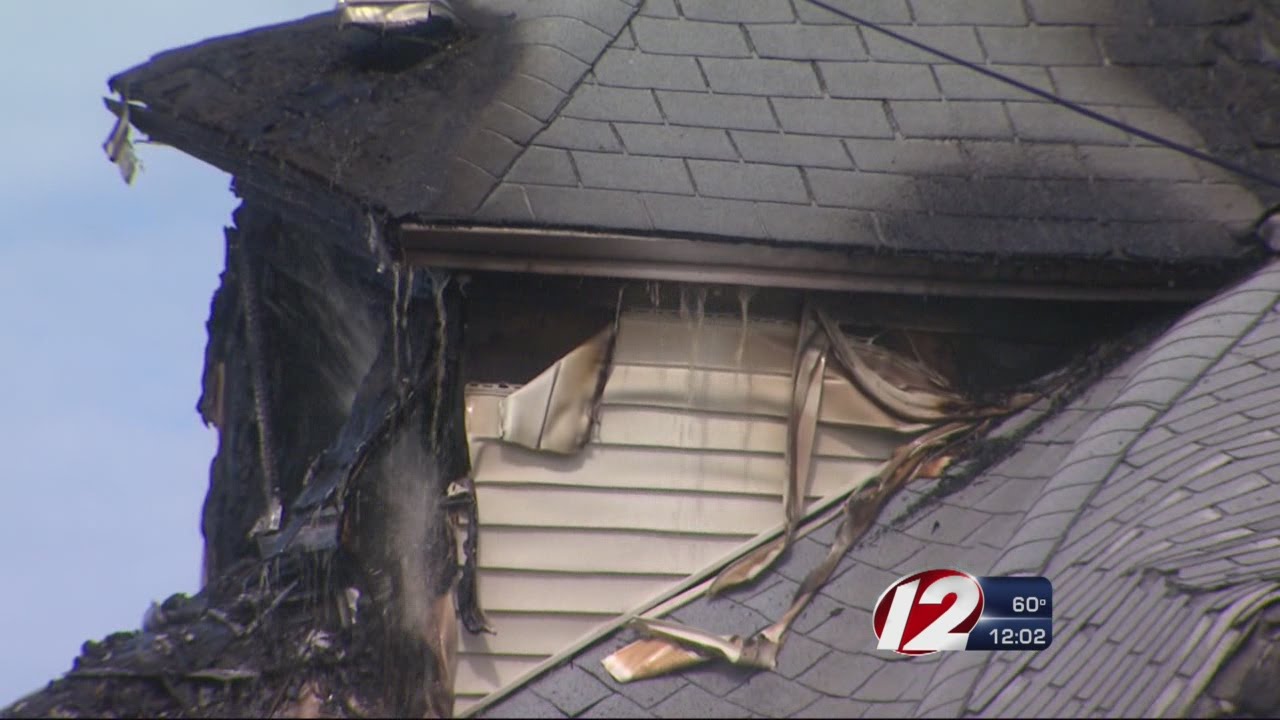 Crews Respond To Cranston House Fire - YouTube