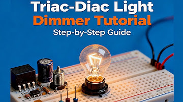 Hoe maak je een triac-diac-lichtdimmercircuit | Stapsgewijze handleiding