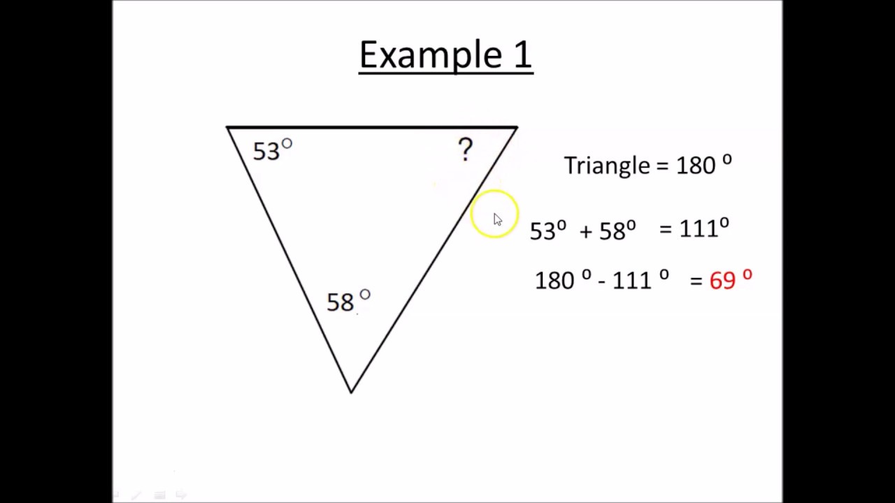 Angles & Triangles - YouTube