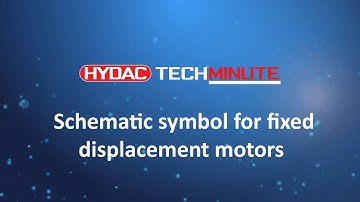 HYDAC TechMinute - Schematic symbol for a fixed displacement motor