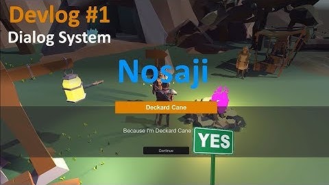 Devlog #1 Dialog System
