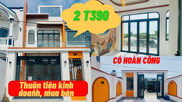 Ngôi nhà lầu🏡 có "Hoàn Công". Mặt tiền Đ. Nhựa thuận tiện kinh doanh, mua bán. SHR, công chứng ngay