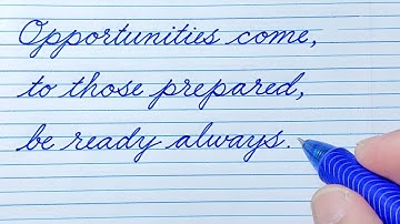 Cursive Writing Quote 74 | Cursive Handwriting Practice | Cursive Letters | How to write in cursive