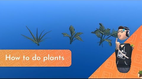 How to make SIMPLE and good looking PLANTS in RecRoom (Building Tutorial)