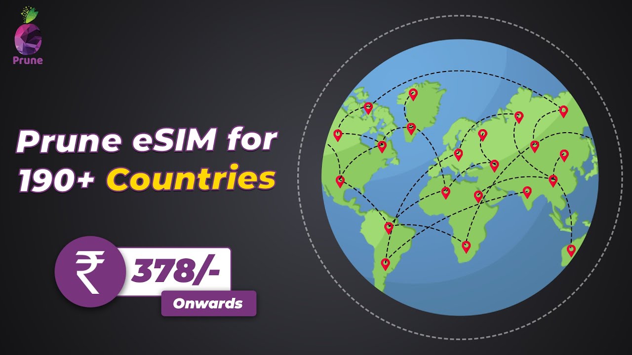 Prune eSIM for international travellers