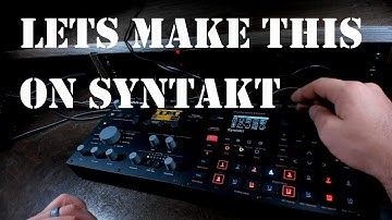 Elektron Syntakt Riddim/Dubstep Sound Design
