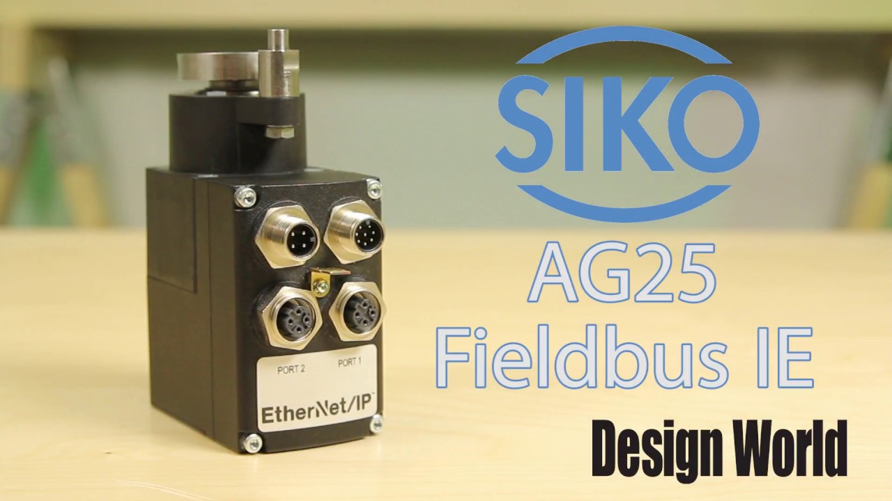 SIKO Fieldbus / Industrial Ethernet Positioning Drive AG25 explained by  Design World USA - YouTube
