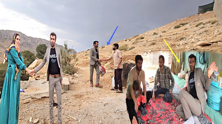 Tahmourt's visit: Tahmourt helping his father Morteza after a few years