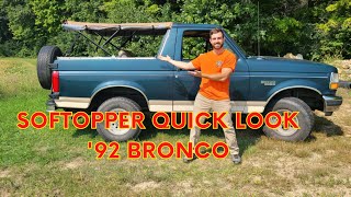 Softopper - 1992 Ford Bronco Soft Top Quick Look