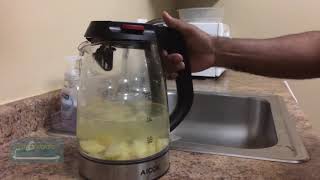 * How to Clean an Electric Glass Kettle in a most easiest way  * Aicok Electric Glass Kettle*