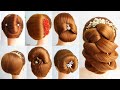 7 Easy And Cute Bun Hairstyles | Updo Hairstyle With Braids | Ladies Hairstyle For Wedding & Party
