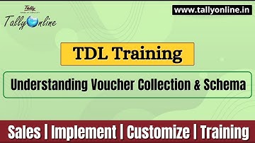 TDL Training Understanding Voucher Collection & Schema