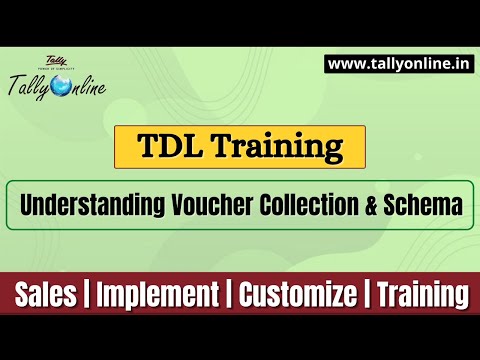 TDL Training Understanding Voucher Collection & Schema