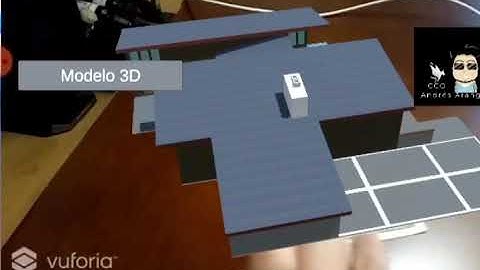 Ejemplo de Realidad Aumentada - Modelo 3D con botones