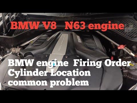 Bmw V8 N63 engine firing order? & common problem cylinder miss firing #