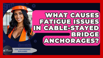 What Causes Fatigue Issues In Cable-stayed Bridge Anchorages? - Civil Engineering Explained