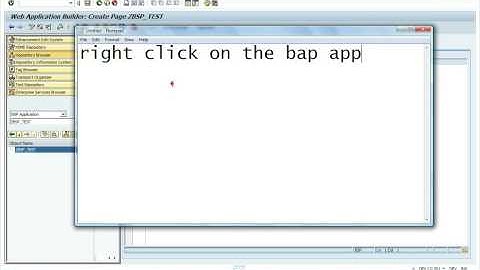 BSP App creation part1