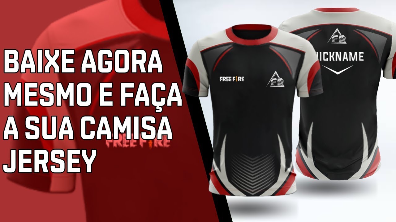 FREE MOCKUP  CAMISA JERSEY  TUTORIAL Download  Gratuito 