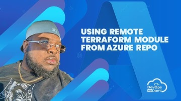 Using Remote Terraform Module from Azure Repos