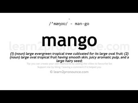 Video: Ar mango medis yra visžalis?