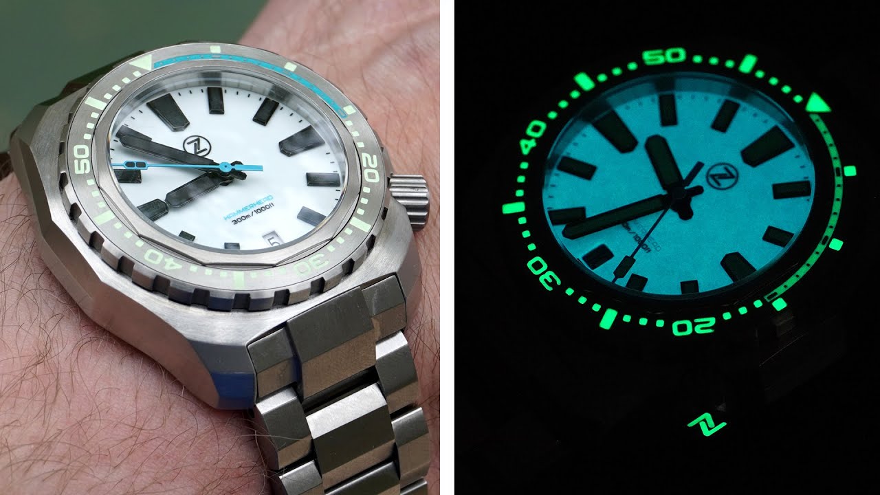 Zelos Hamm Divererhead V3 300 m Grey, Teal Mother of Pearl Mosaic