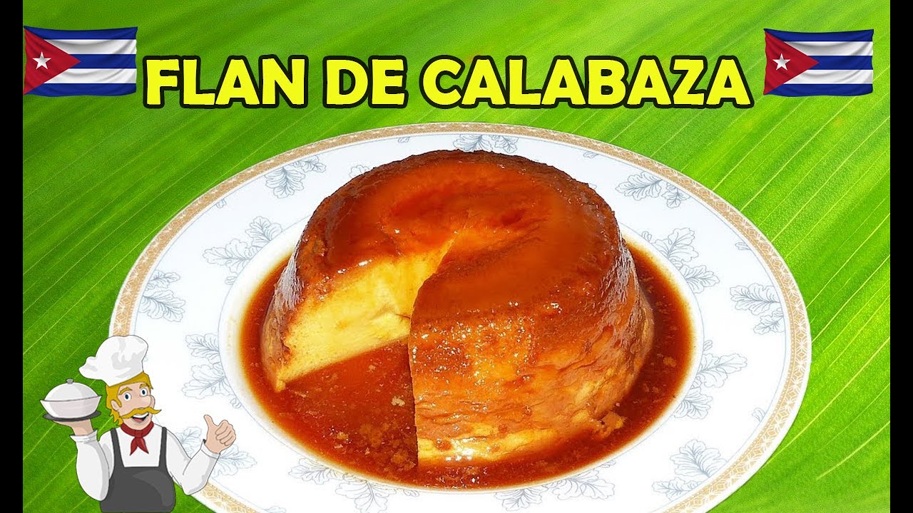 Flan de Calabaza Cubano