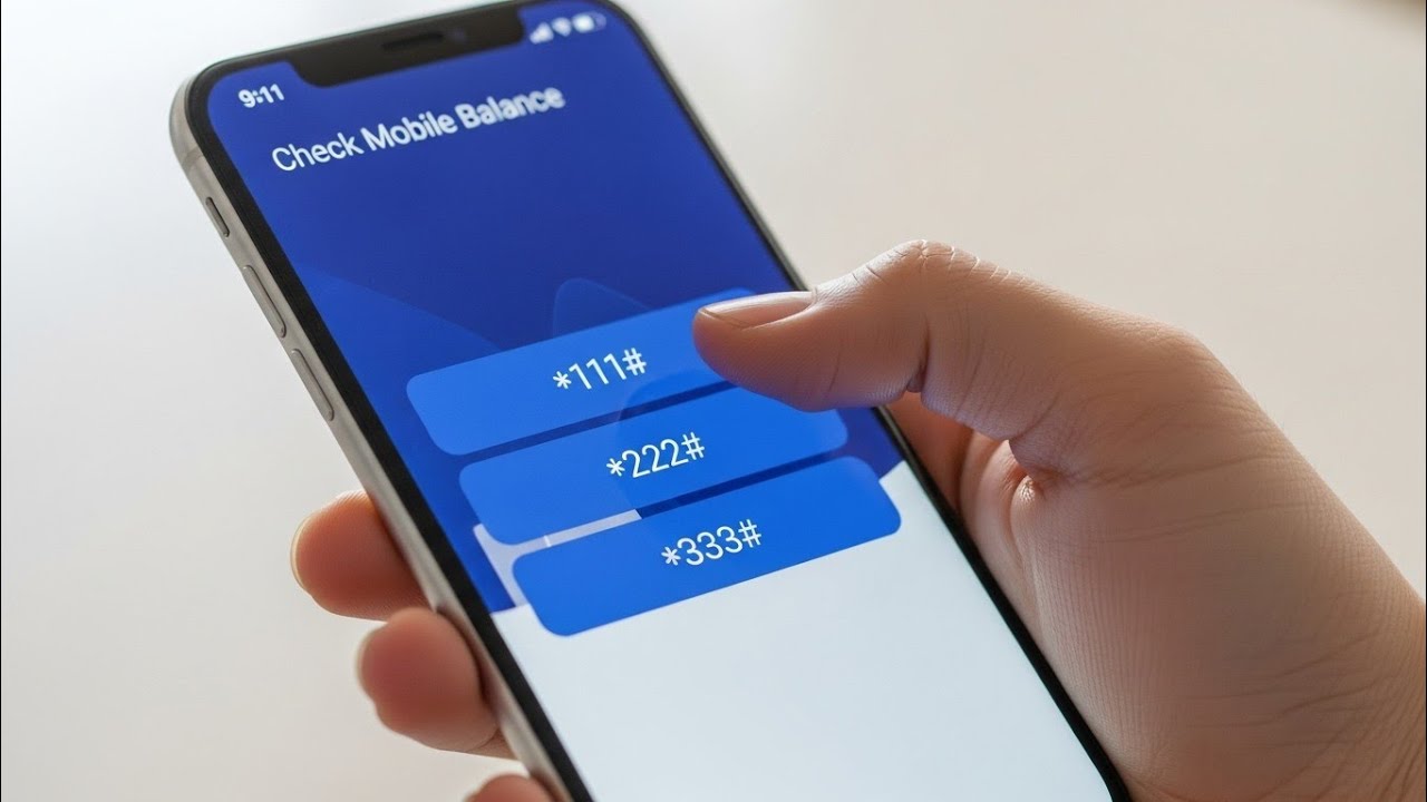 How To Check Balance in Mobile - YouTube