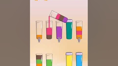 Cups - water sort puzzle | level 19 | 🌟 🌟 🌟 |