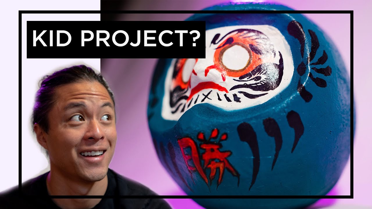 HOW TO make a PAPERMACHE FOAM Daruma