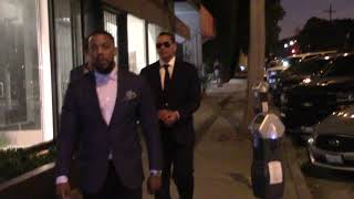 ALEX RODRIGUEZ ARRIVES AT CRAIG'S  RESTAURANT