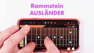 Rammstein - Ausländer  Cover on iphone ( GarageBand )