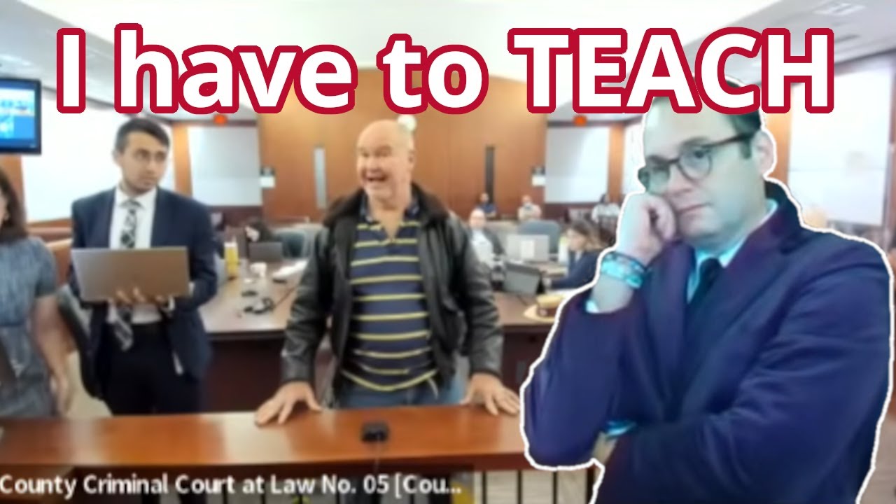 Smug Old Man Thinks his EUROPE TRIP Is More Important Than Judge Fleischer's Court!