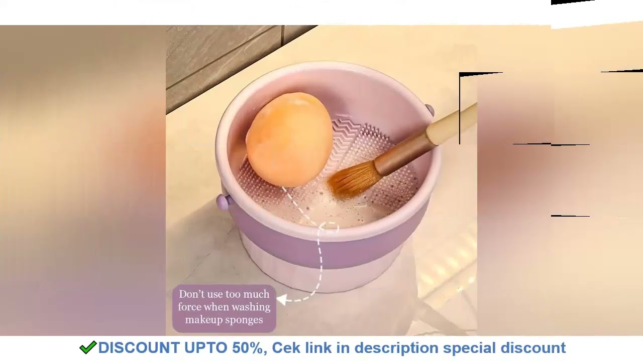 3-In-1 Silicone Makeup Brush Cleaner Mat & Drying Rack - Cosmetic Brush Cleaning & Air Dry Tool,