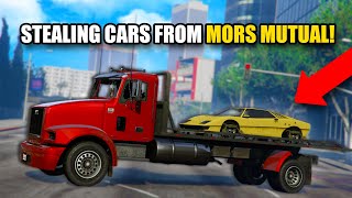 STEALING PEOPLE'S CARS FROM MORS MUTUAL! | GTA 5 THUG LIFE #367