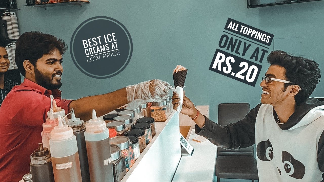 Ice creams at low price😱in Chennai | Ice cream works😱 | All topings at RS.20 🔥