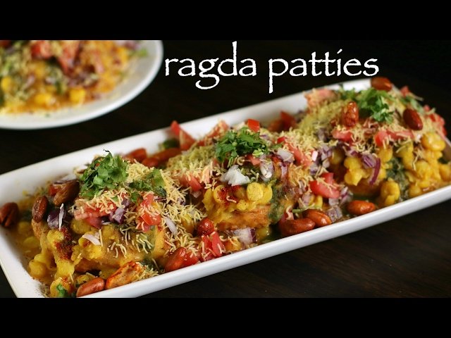 ragda patties recipe | how to make ragda pattice recipe | ragada recipe | Hebbar | Hebbars Kitchen